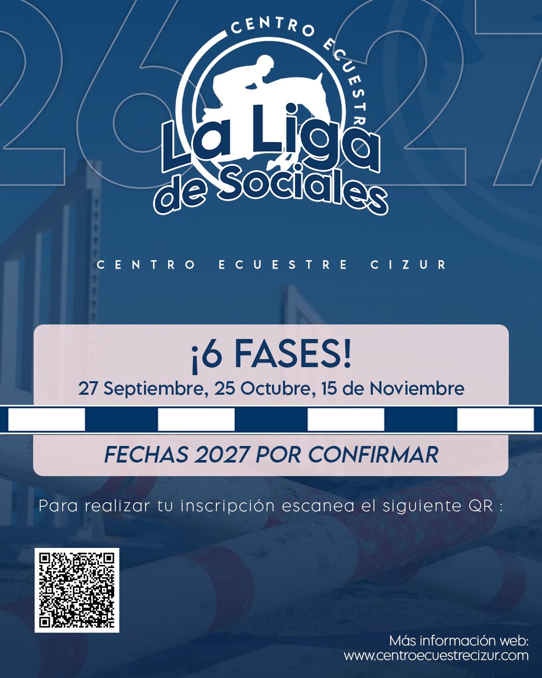 LIGA DE SOCIALES DE SALTO 2026/2027 – CENTRO ECUESTRE CIZUR